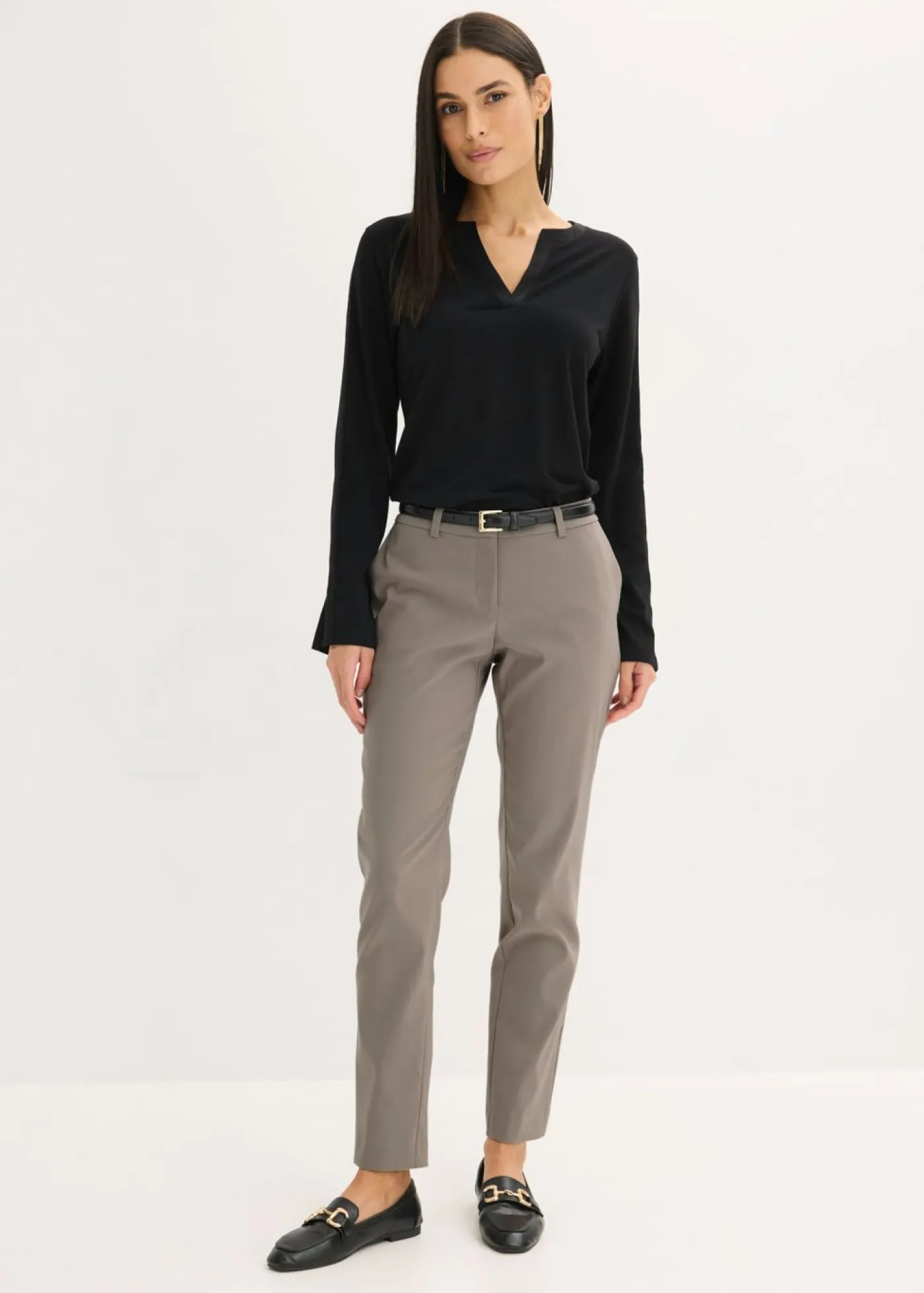 Discount Pantalón elástico Mujer Pantalones|Novedades