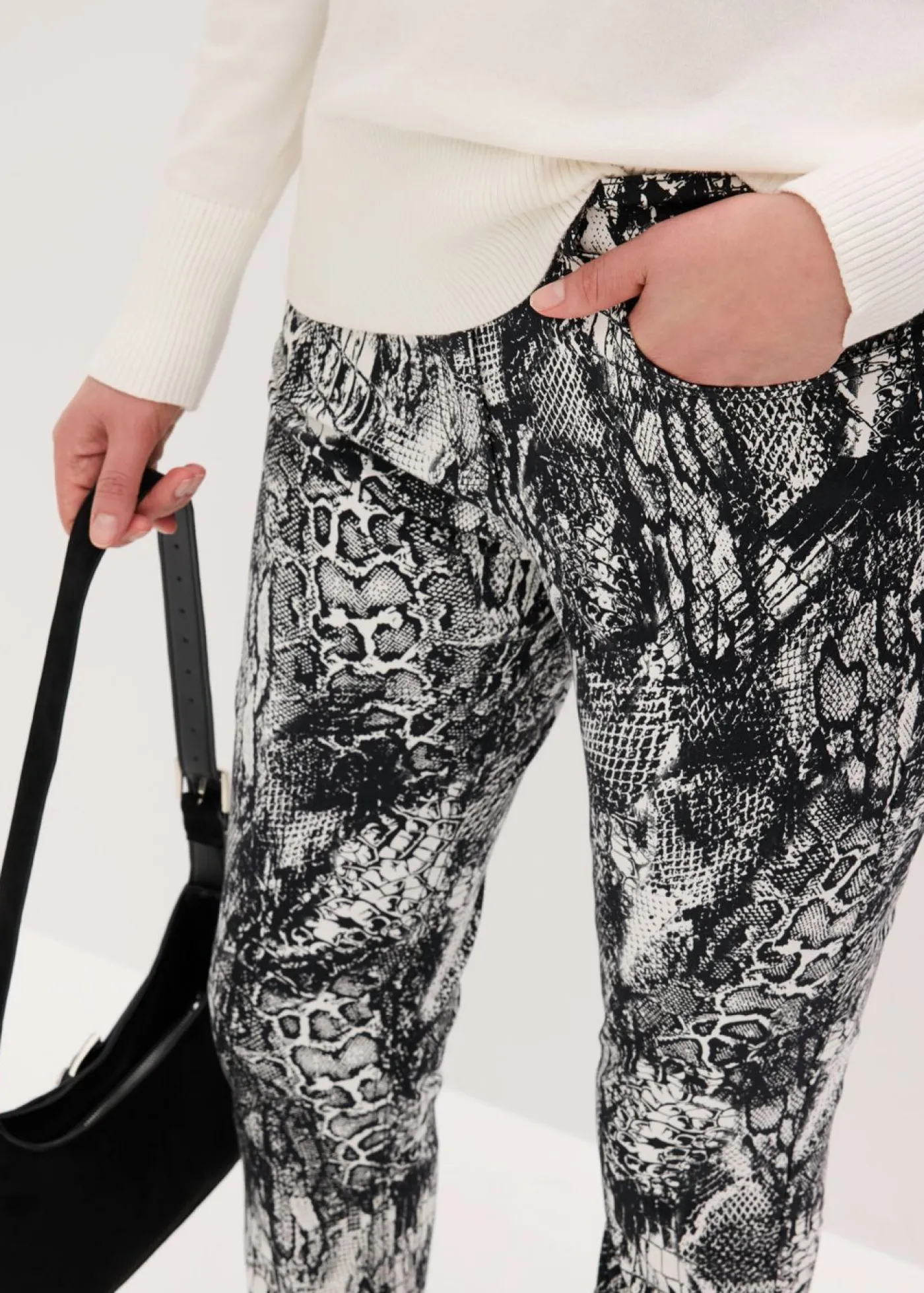 Pantalón elástico Mujer Pantalones