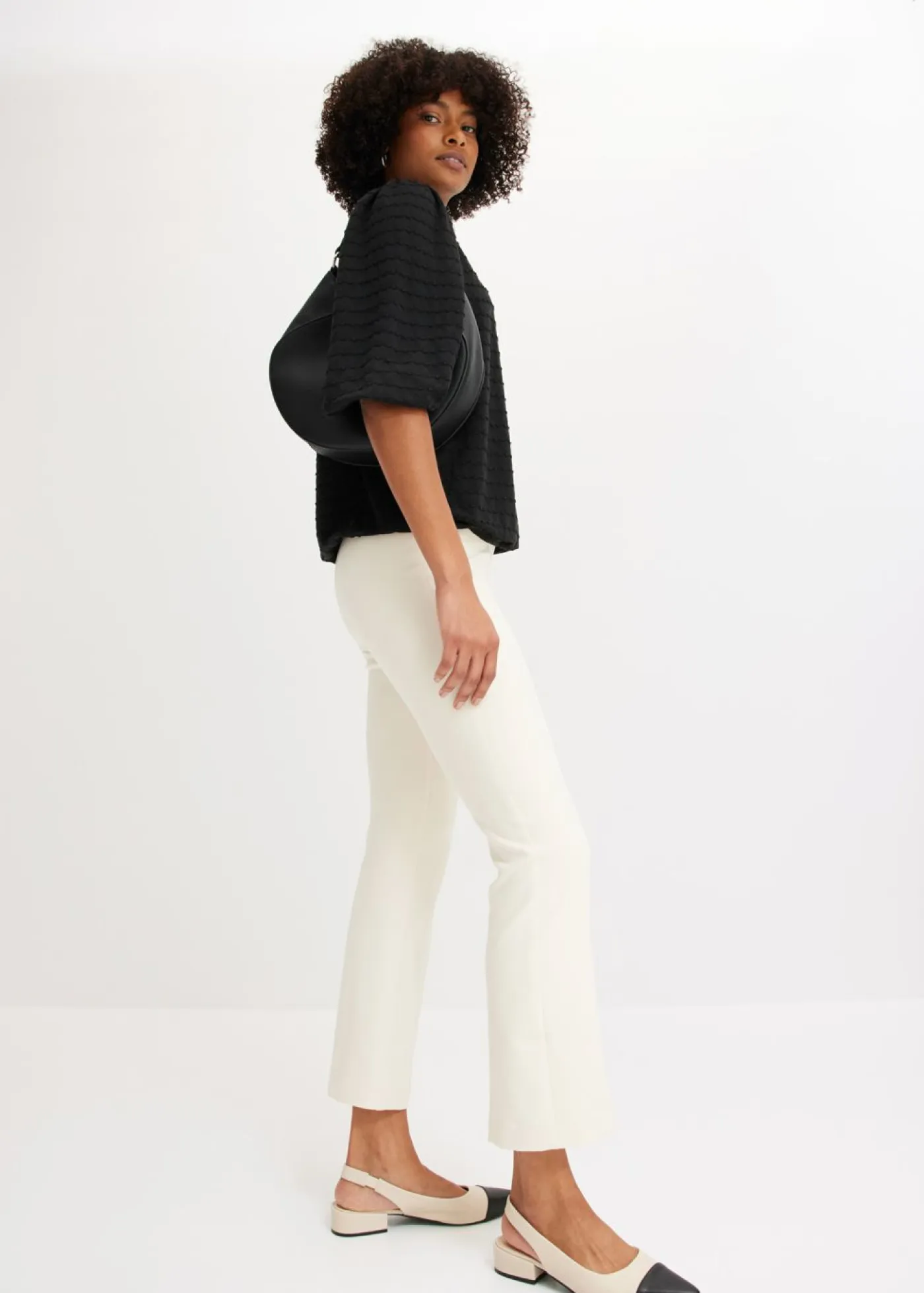 Pantalón elástico Mujer Pantalones|Novedades