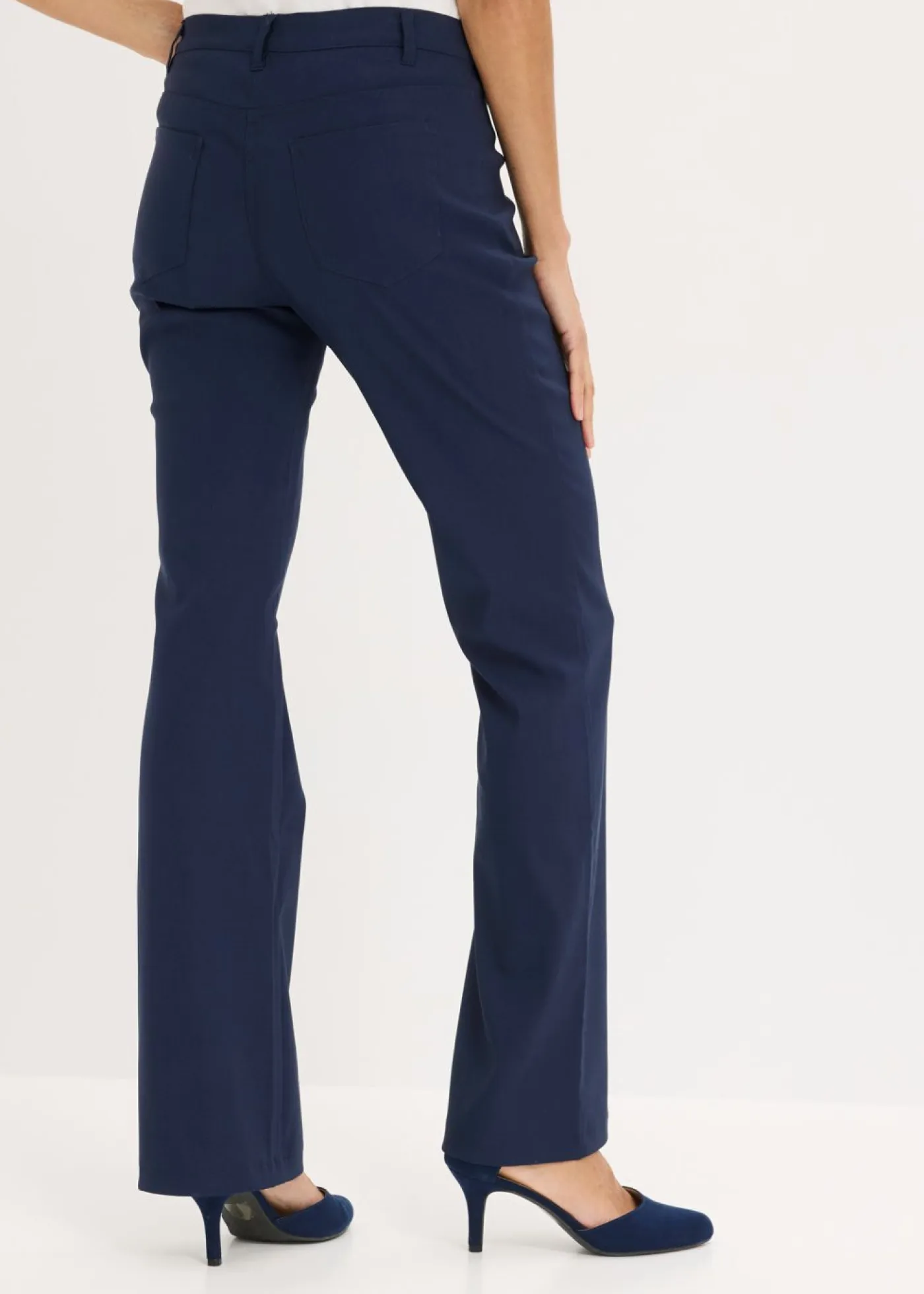 Clearance Pantalón elástico, bootcut Mujer Pantalones|Tallas Pequeñas