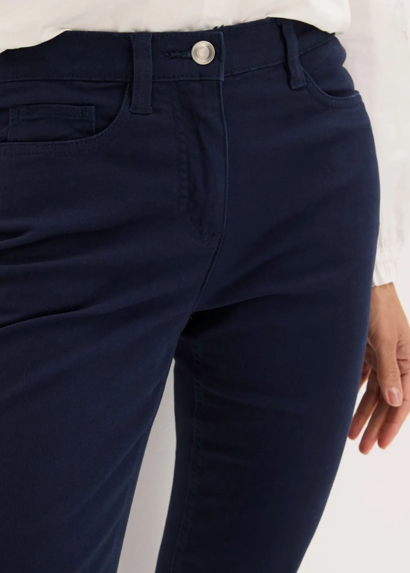 Online Pantalón elástico capri Mujer Pantalones