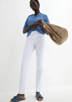 Online Pantalón elástico con cintura antideslizante Mujer Pantalones|Tallas Pequeñas