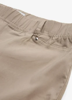 Clearance Pantalón elástico con cintura antideslizante Mujer Pantalones|Tallas Pequeñas