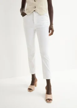 Online Pantalón elástico de algodón Mujer Pantalones