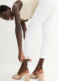 Online Pantalón elástico de algodón Mujer Pantalones