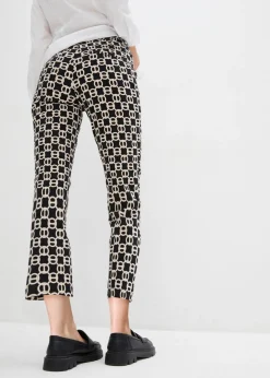 Pantalón elástico de bengalina Mujer Pantalones|Novedades