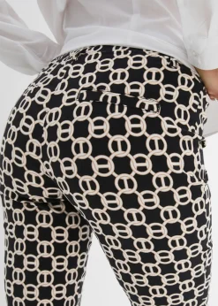Pantalón elástico de bengalina Mujer Pantalones|Novedades