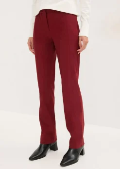 New Pantalón elástico de bengalina Mujer Pantalones
