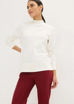 New Pantalón elástico de bengalina Mujer Pantalones