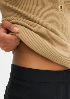 Discount Pantalón elástico de bengalina Mujer Pantalones|Tallas Pequeñas