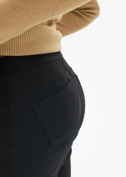 Discount Pantalón elástico de bengalina Mujer Pantalones|Tallas Pequeñas