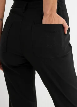 Pantalón elástico de bengalina, bootcut Mujer Tallas Pequeñas