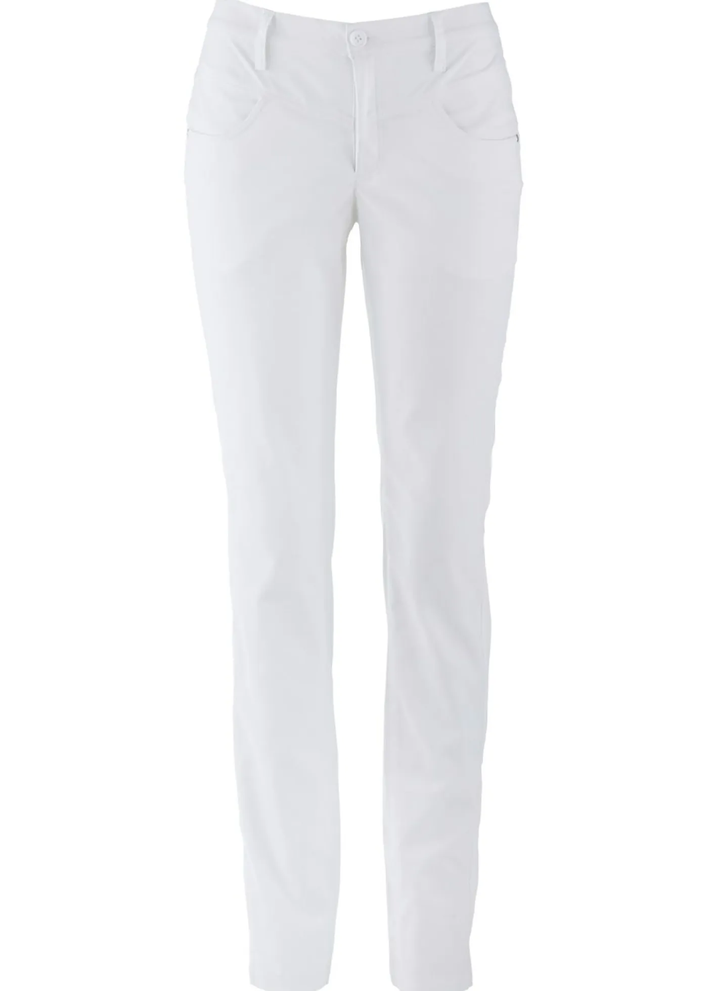 Pantalón elástico de corte recto de bengalina Mujer Pantalones