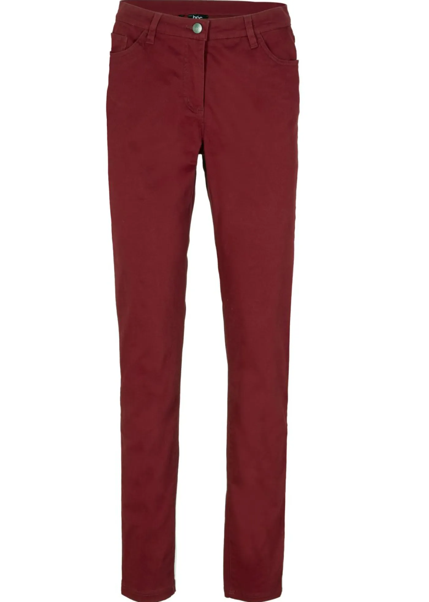 Pantalón elástico de corte slim Mujer Pantalones