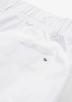 Sale Pantalón elástico de corte capri con cintura elástica Mujer Pantalones