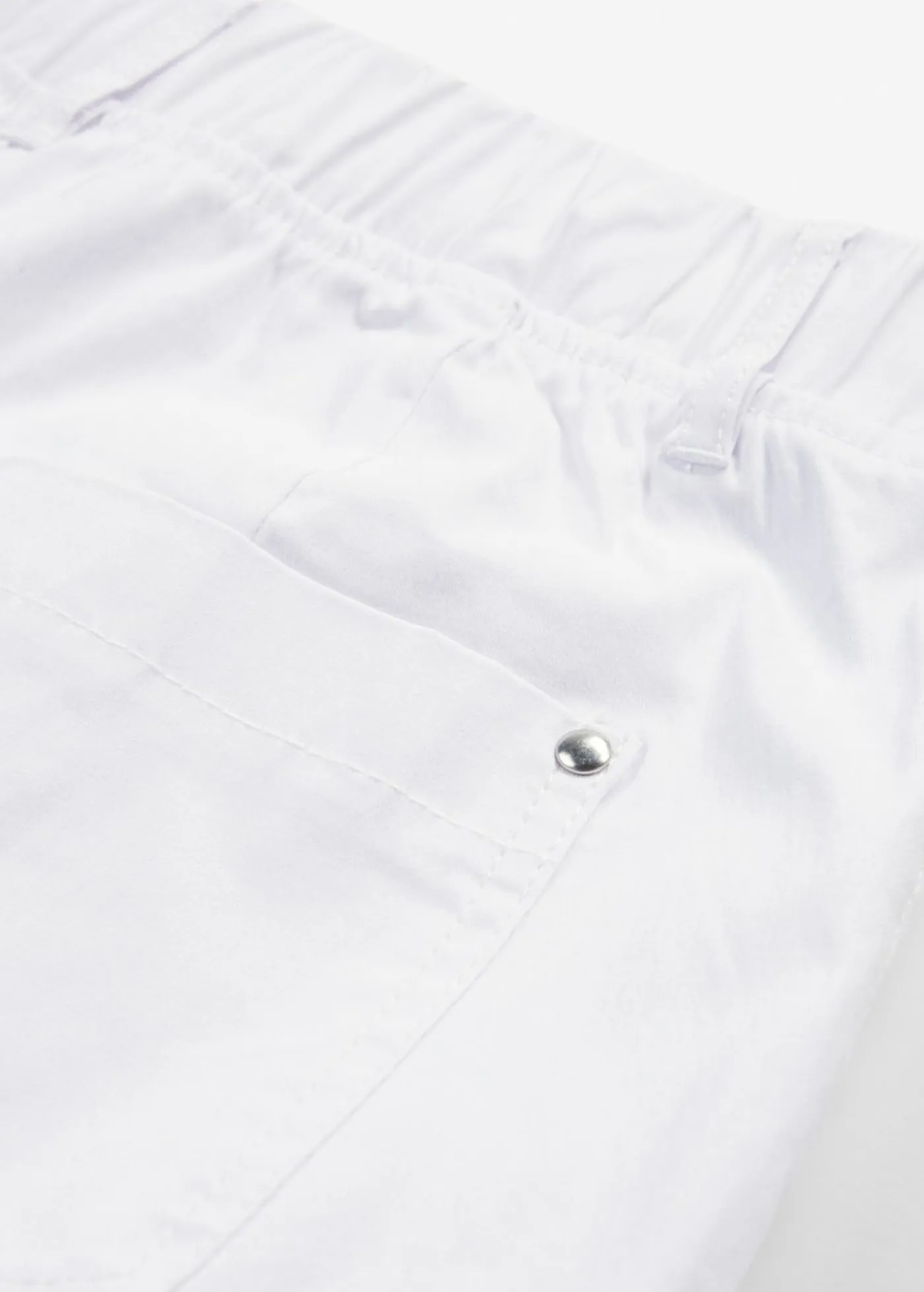 Sale Pantalón elástico de corte capri con cintura elástica Mujer Pantalones