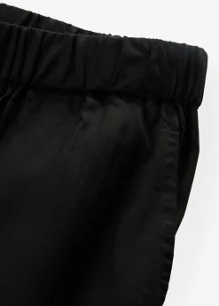 Pantalón elástico de viscosa con cinturilla cómoda Mujer Pantalones