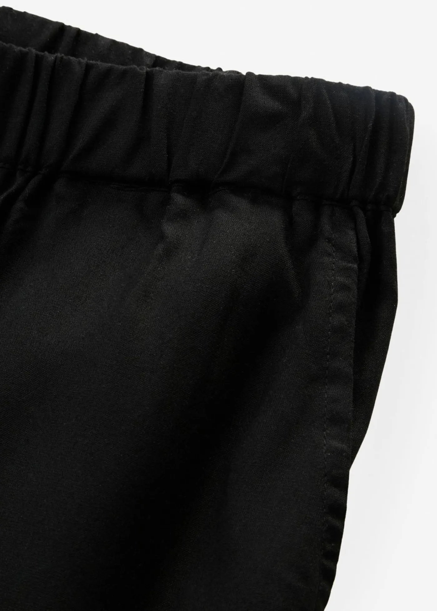 Pantalón elástico de viscosa con cinturilla cómoda Mujer Pantalones