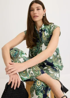 Hot Pantalón estampado de viscosa fluida Mujer Conjuntos De Ropa|Pantalones