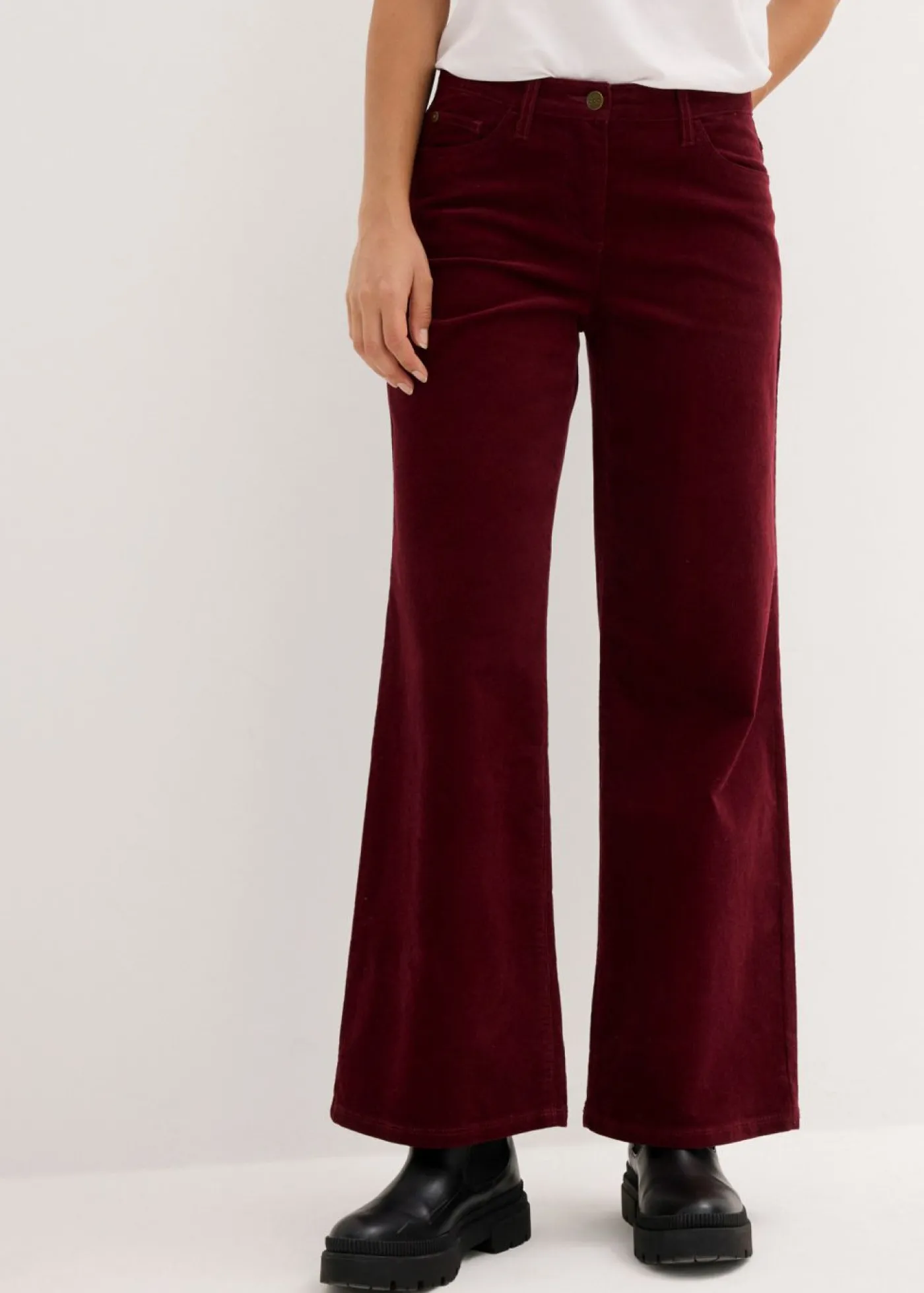 Online Pantalón estilo Marlene de pana Mujer Pantalones