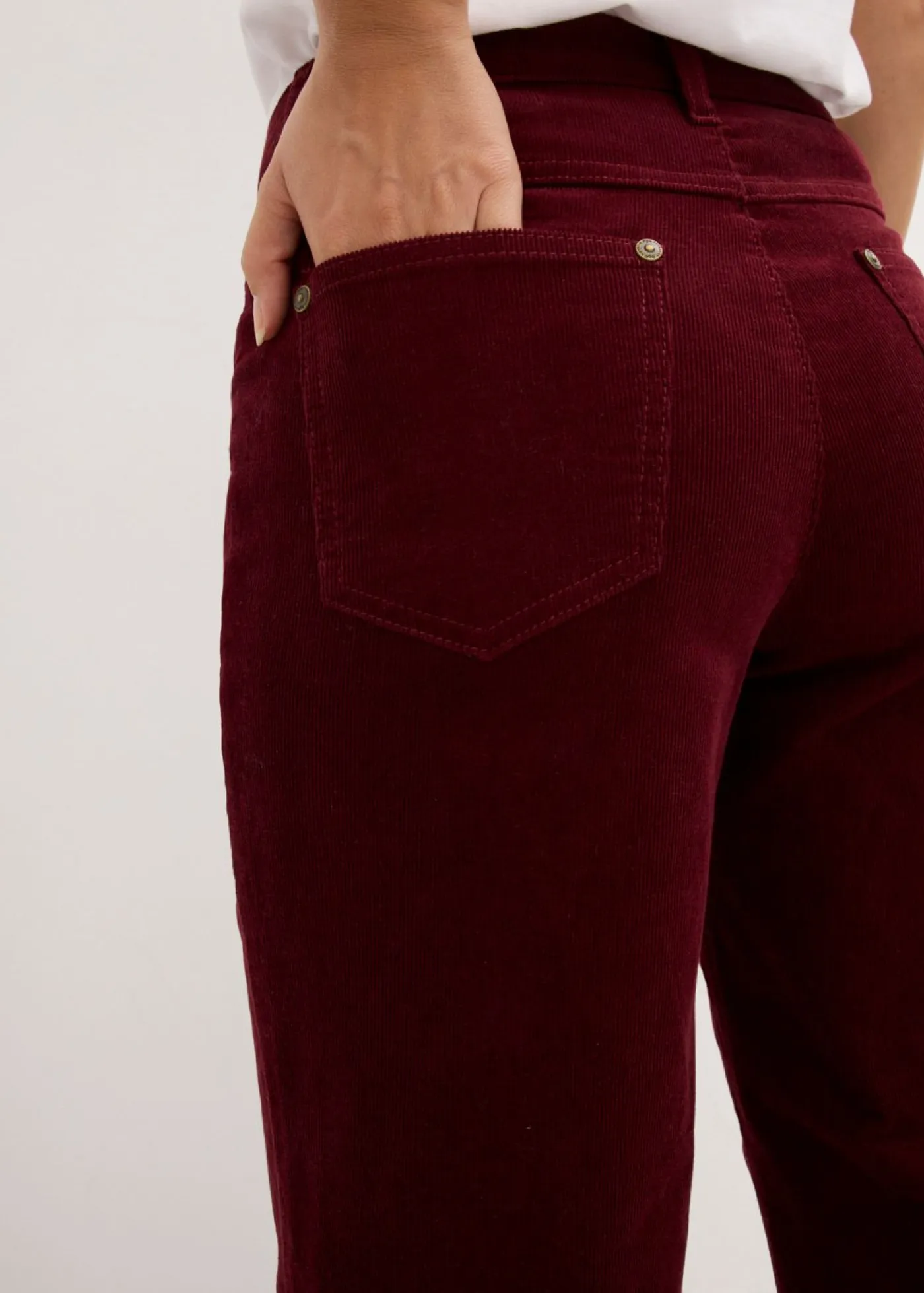 Online Pantalón estilo Marlene de pana Mujer Pantalones