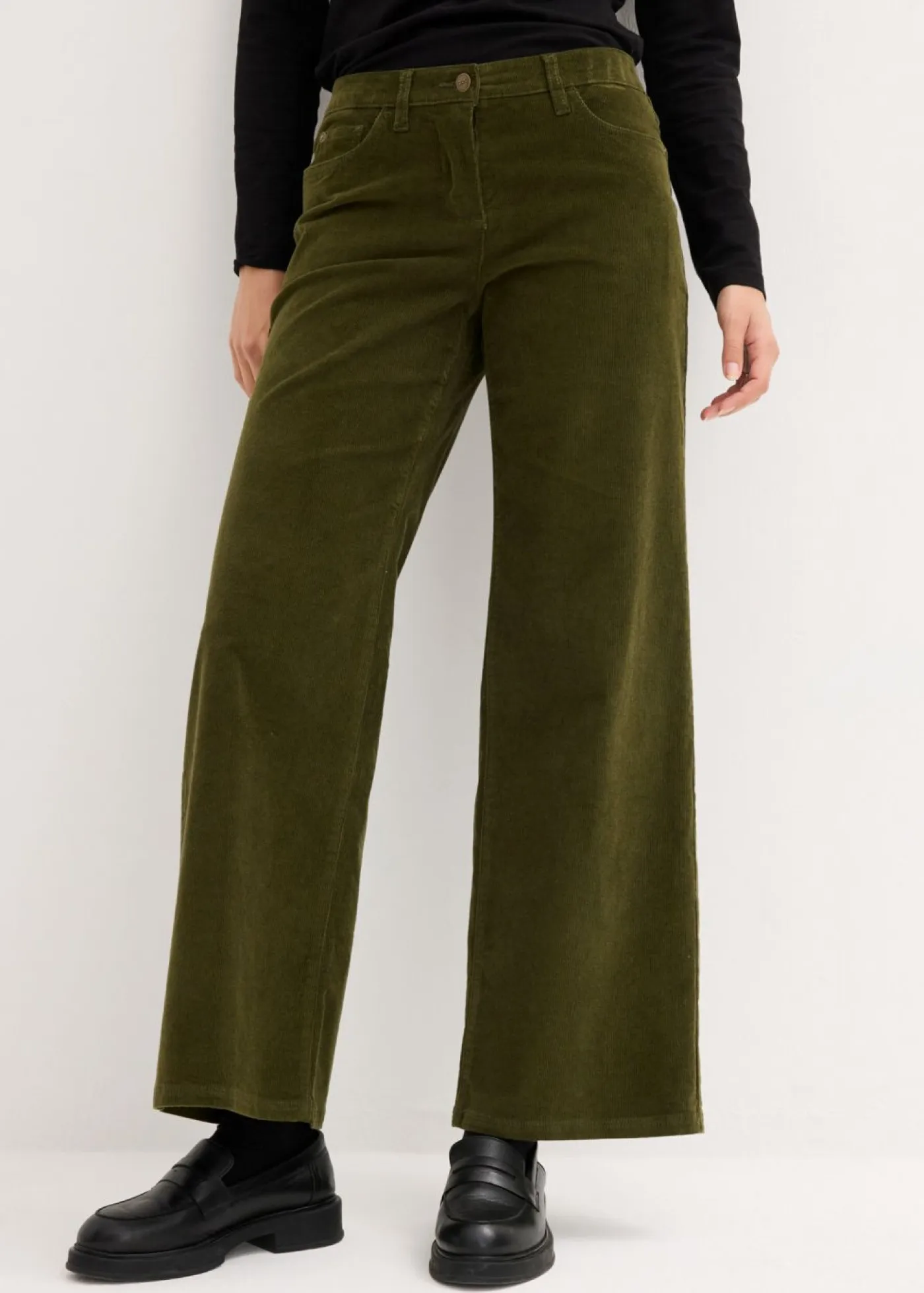 Discount Pantalón estilo Marlene de pana Mujer Pantalones