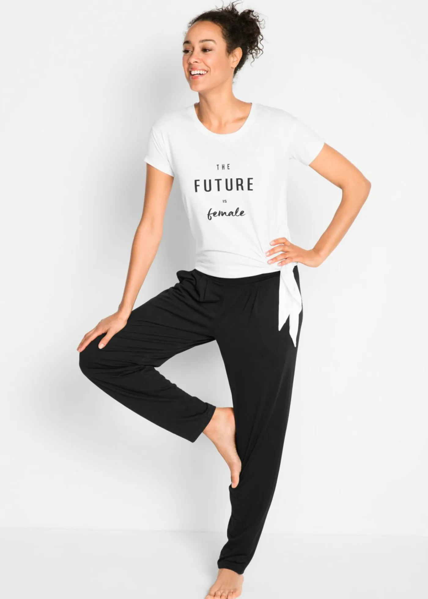 Sale Pantalón harem con viscosa Mujer Homewear|Ropa Deportiva