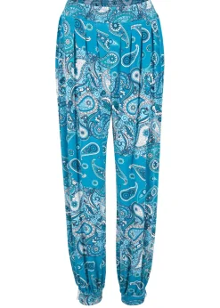 Hot Pantalón harem de punto de mezcla de viscosa fluida Mujer Pantalones