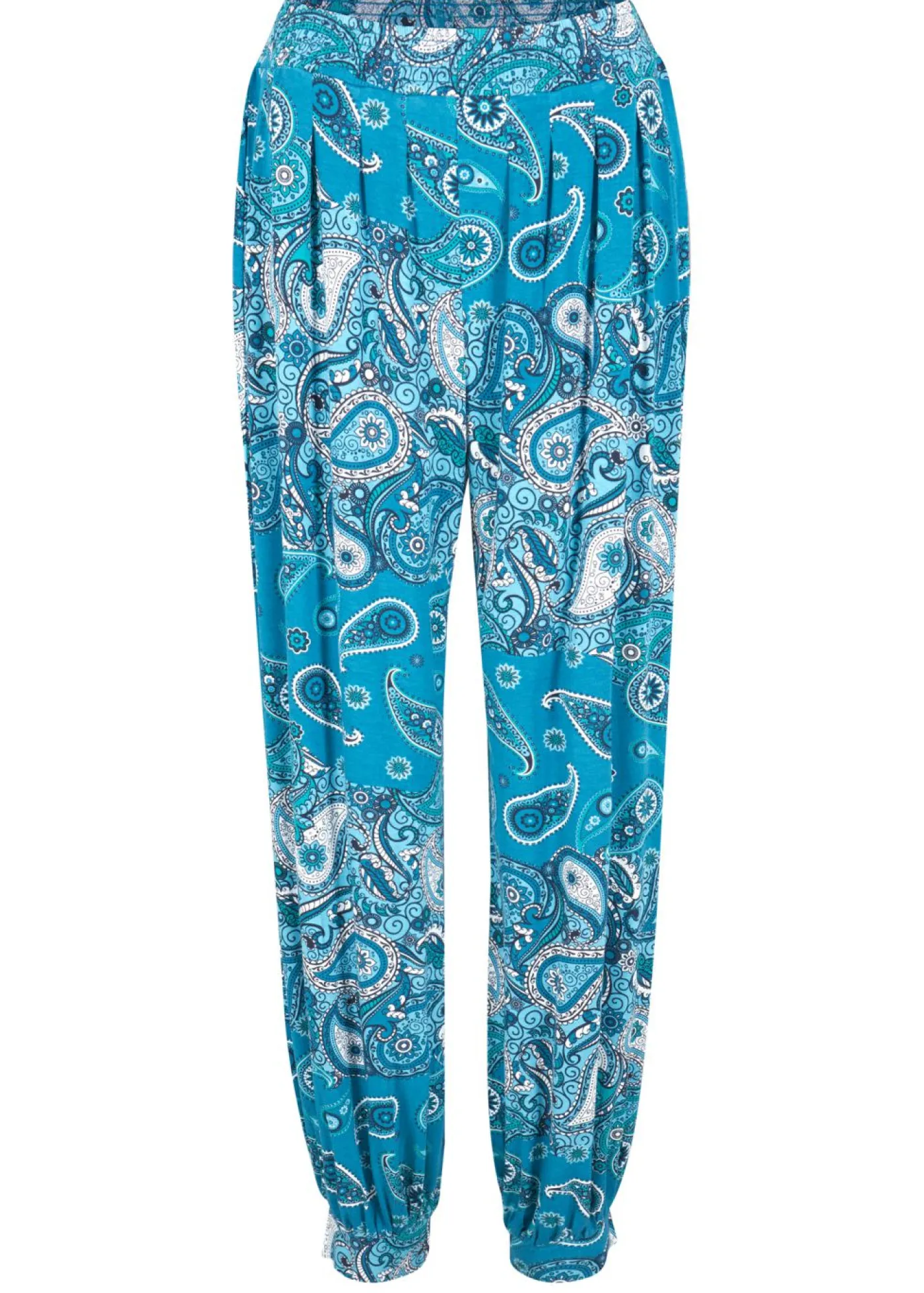 Hot Pantalón harem de punto de mezcla de viscosa fluida Mujer Pantalones
