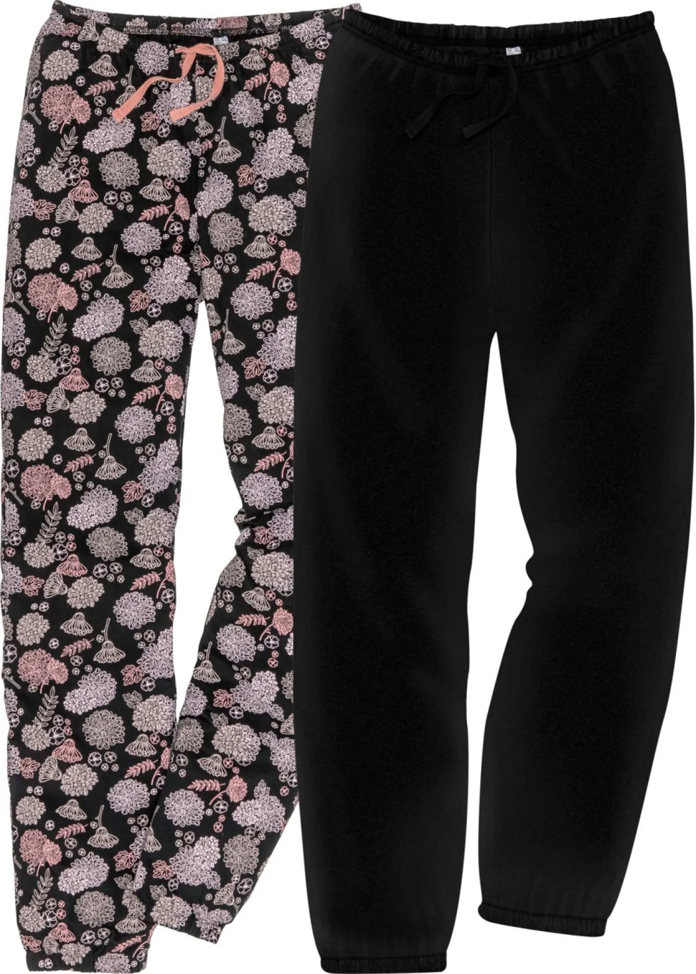 Hot Pantalón largo de pijama de algodón orgánico puro (2 unidades) Mujer Ropa Para Dormir