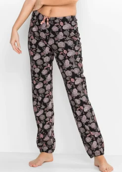 Hot Pantalón largo de pijama de algodón orgánico puro (2 unidades) Mujer Ropa Para Dormir