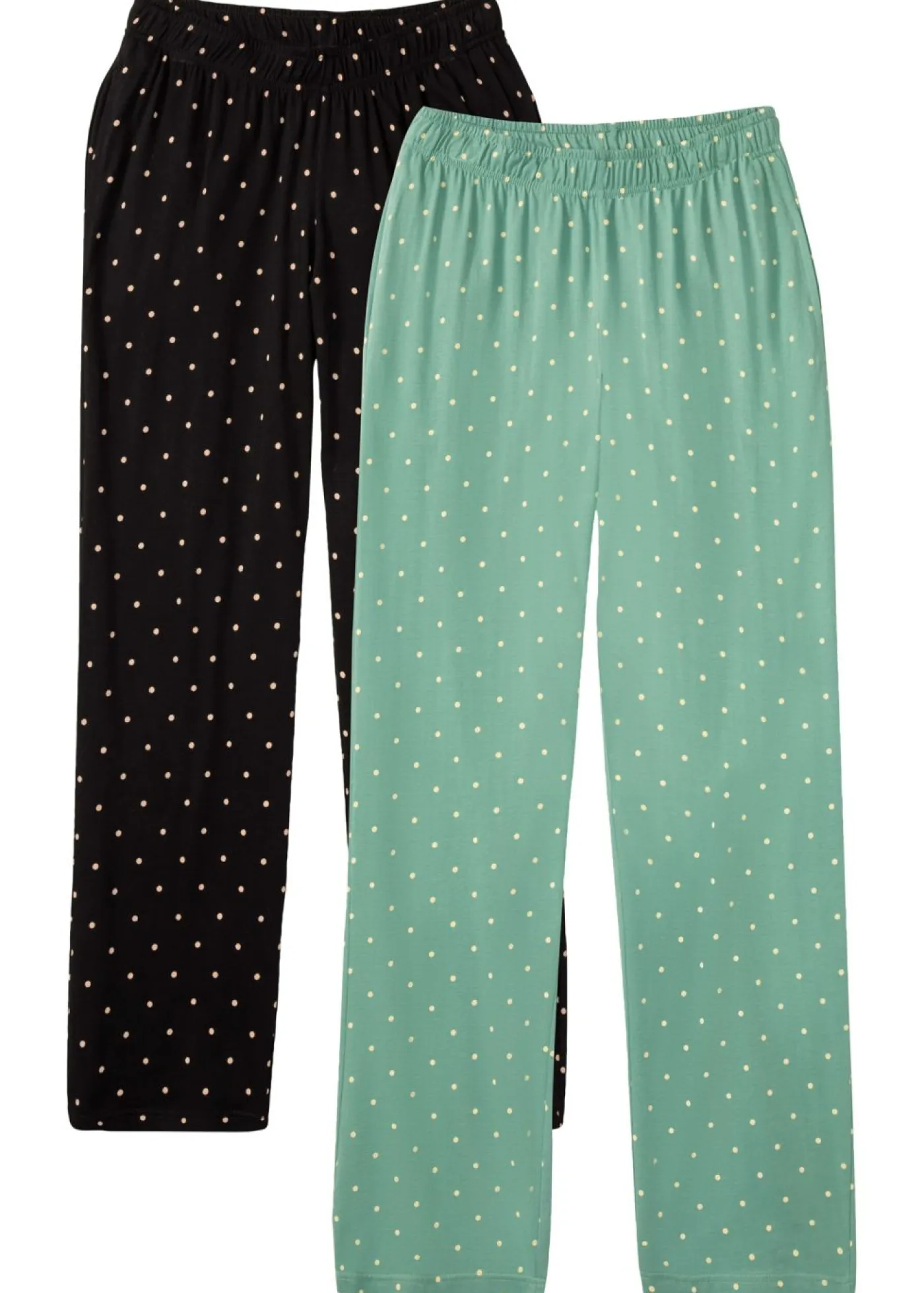 Hot Pantalón largo de pijama de algodón puro (2 unidades) Mujer Ropa Para Dormir