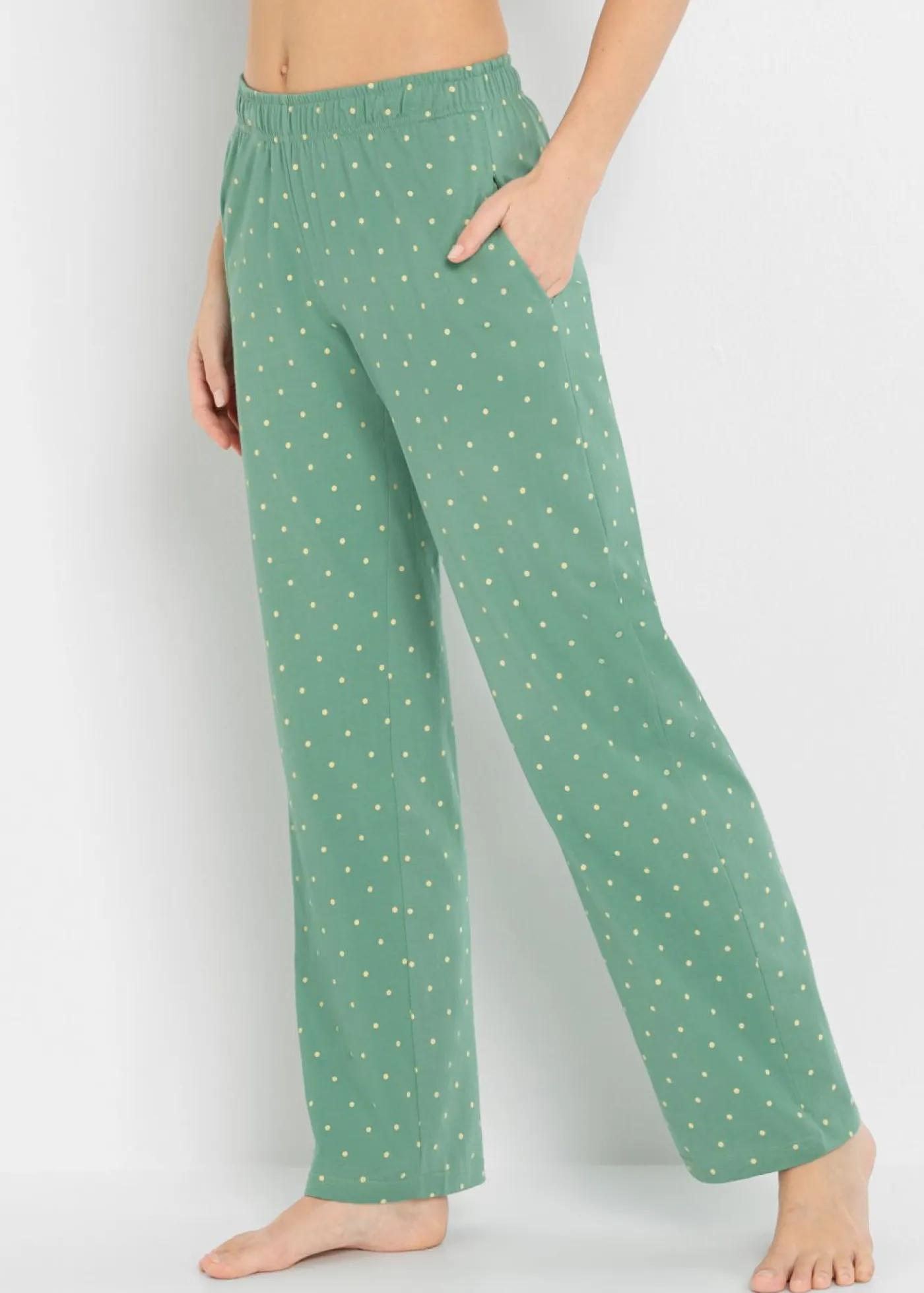 Hot Pantalón largo de pijama de algodón puro (2 unidades) Mujer Ropa Para Dormir