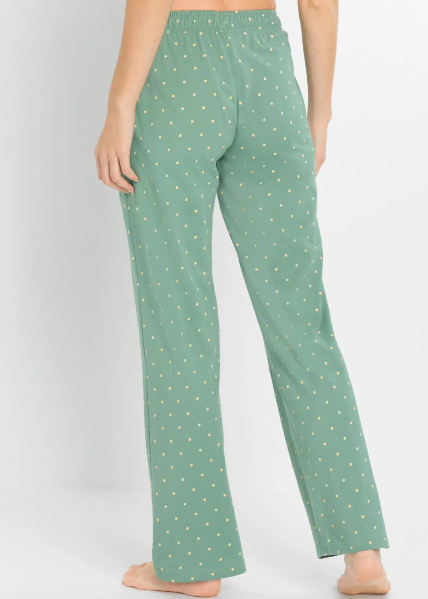 Hot Pantalón largo de pijama de algodón puro (2 unidades) Mujer Ropa Para Dormir