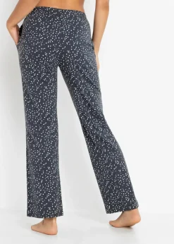 Hot Pantalón largo de pijama de algodón orgánico puro (2 unidades) Mujer Ropa Para Dormir