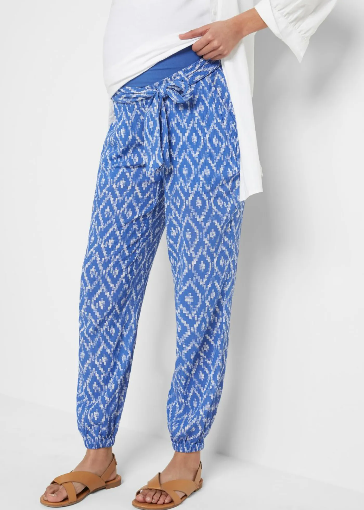 Best Pantalón ligero premamá de viscosa con corte holgado Mujer Premamá