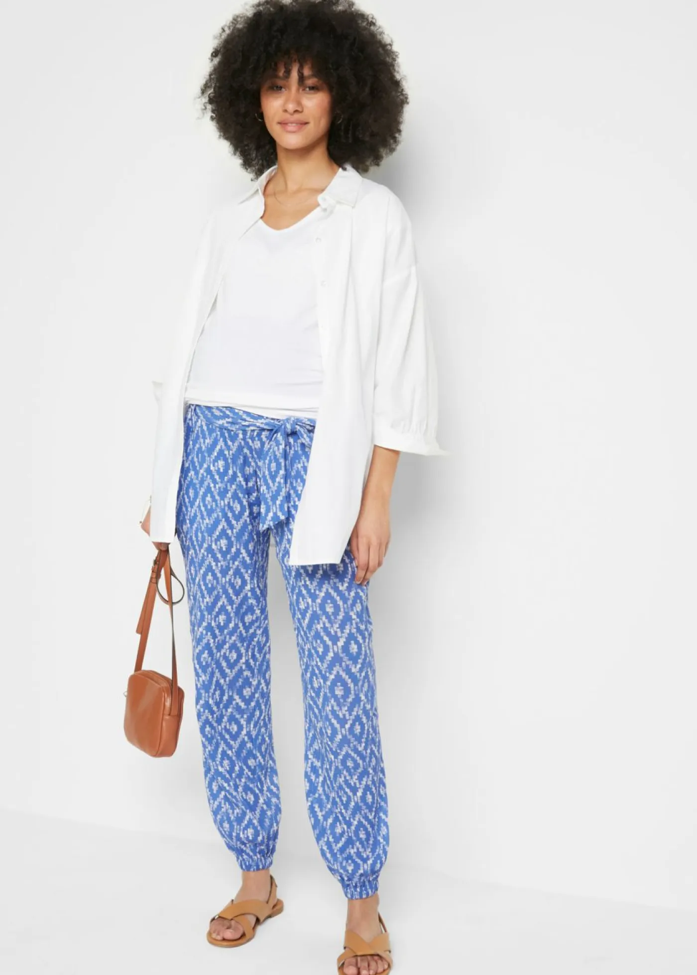 Best Pantalón ligero premamá de viscosa con corte holgado Mujer Premamá