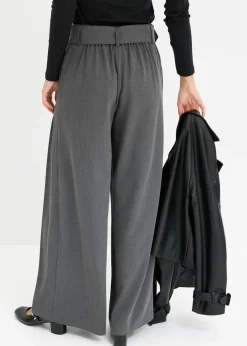 Best Pantalón Marlene ancho con mezcla de viscosa fluida Mujer Pantalones