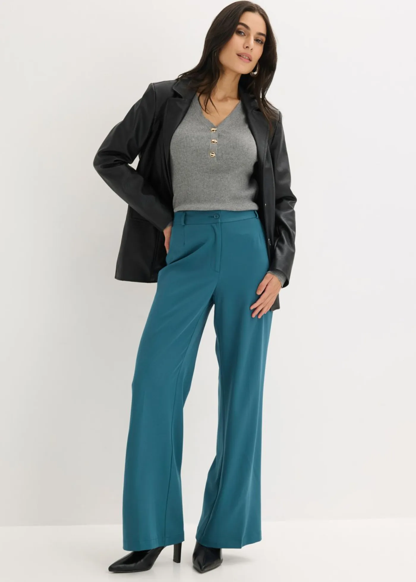 New Pantalón Marlene con cinturilla cómoda Mujer Tallas Pequeñas
