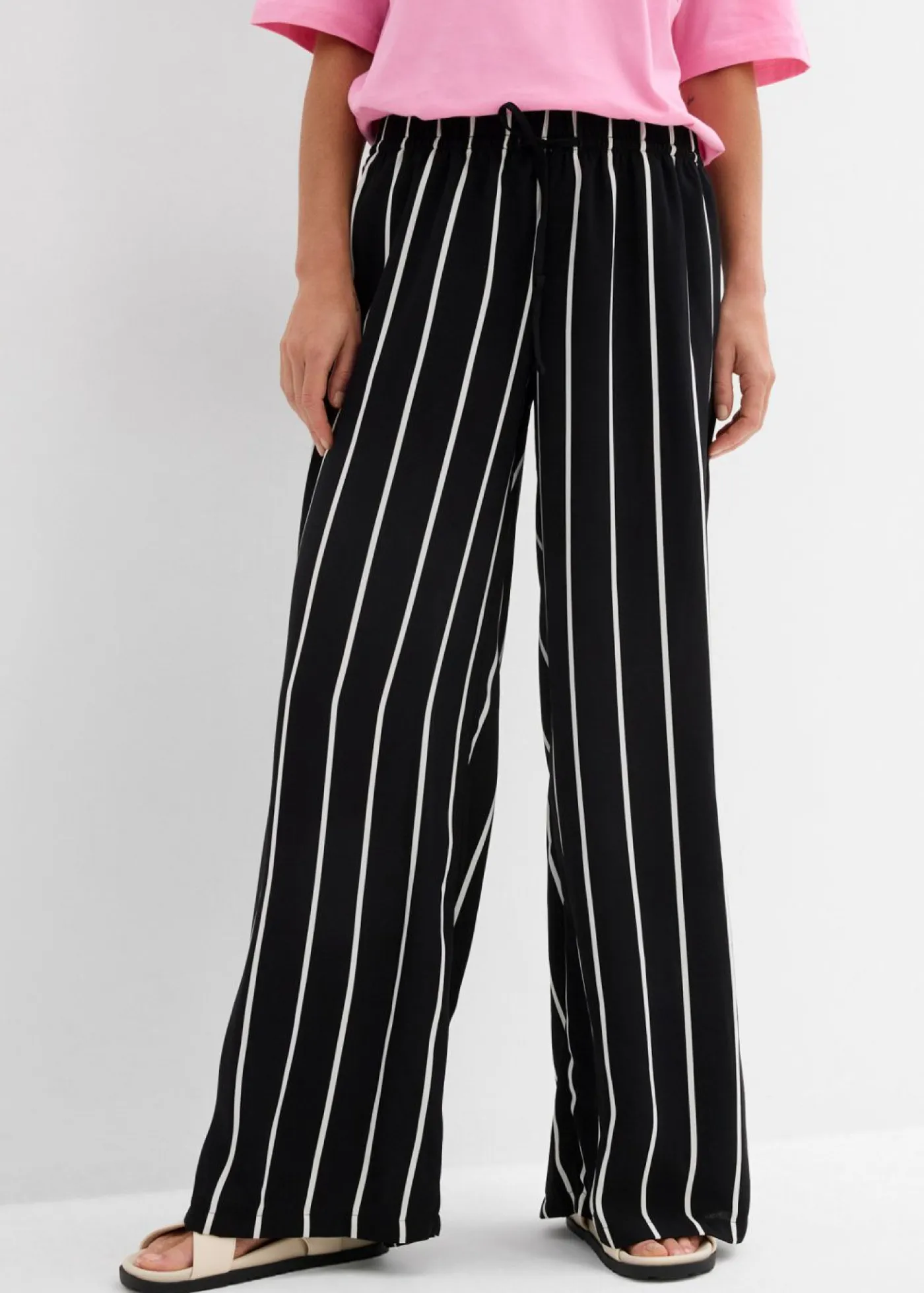 Clearance Pantalón Marlene con cintura elástica Mujer Esenciales|Pantalones