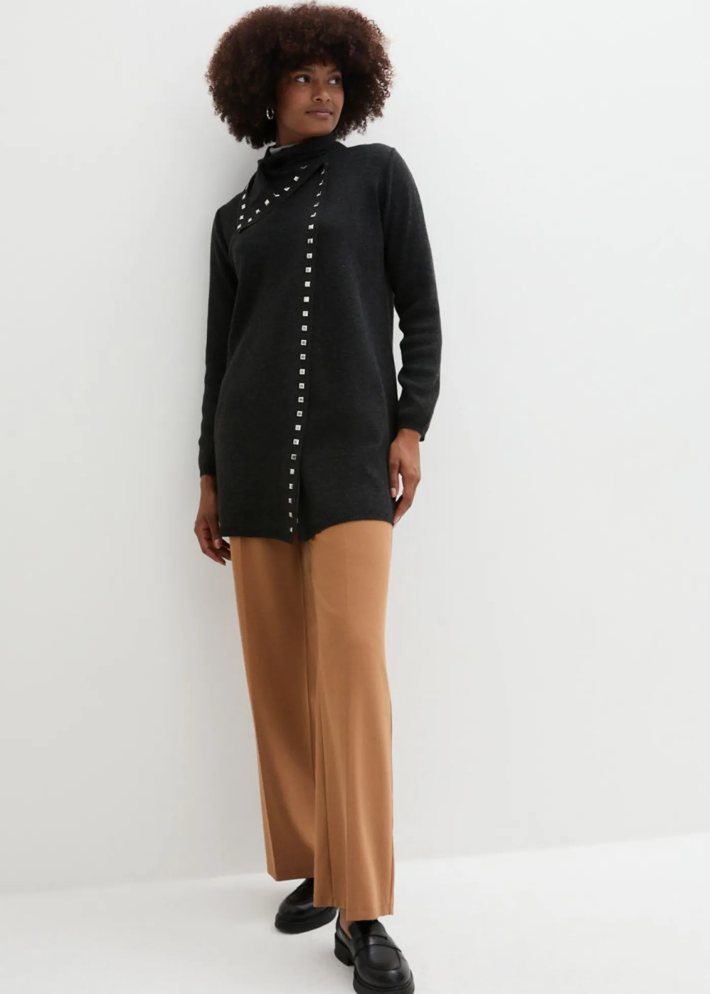 Clearance Pantalón Marlene con cinturón decorativo Mujer Pantalones