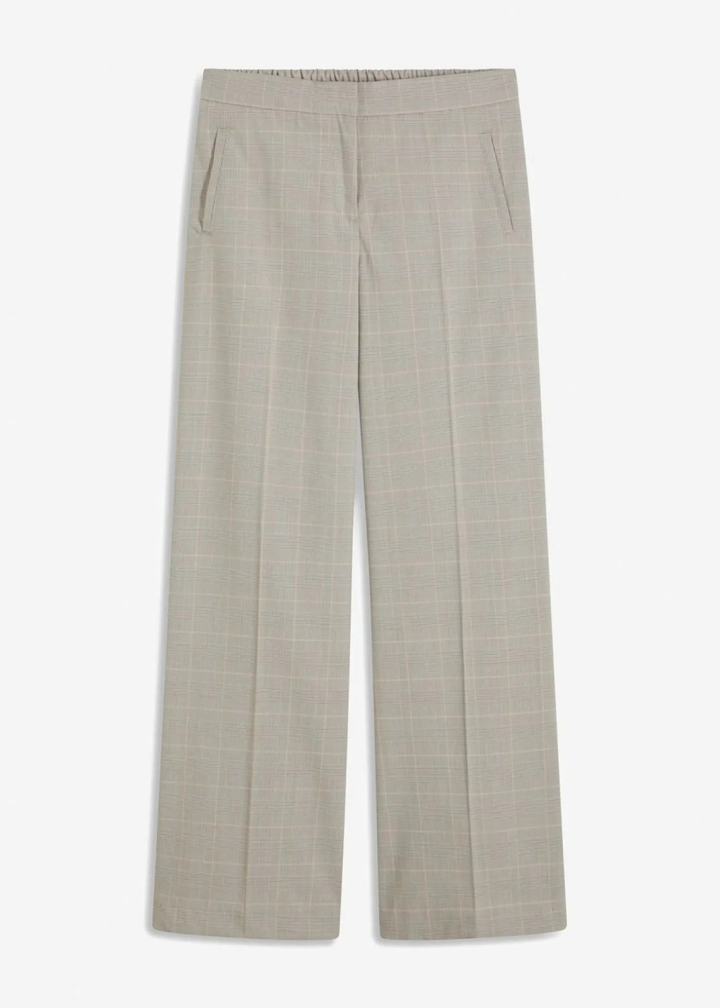 Sale Pantalón Marlene con viscosa de cuadro galés Mujer Pantalones|Tallas Pequeñas