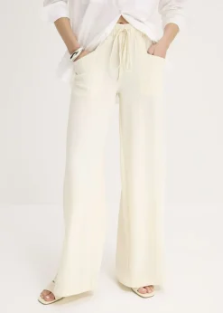 Discount Pantalón Marlene de crepé ligero Mujer Pantalones