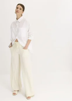 Discount Pantalón Marlene de crepé ligero Mujer Pantalones