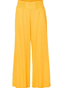 Discount Pantalón Marlene de mezcla vaporosa de lino Mujer Pantalones