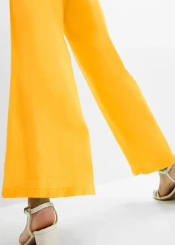 Discount Pantalón Marlene de mezcla vaporosa de lino Mujer Pantalones
