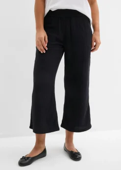 Pantalón Marlene de muselina de algodón Mujer Pantalones|Novedades
