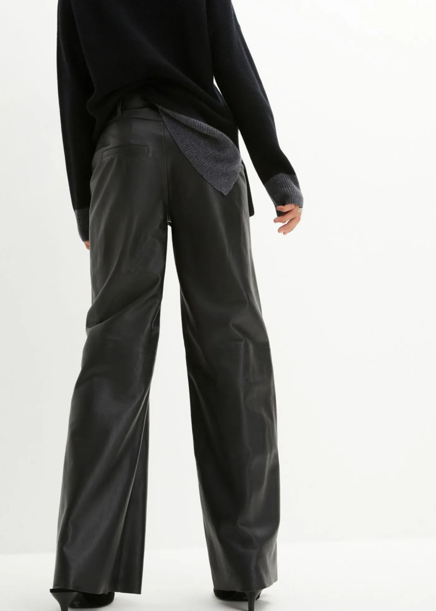 Best Pantalón Marlene de napa de cordero Mujer Premium|Pantalones