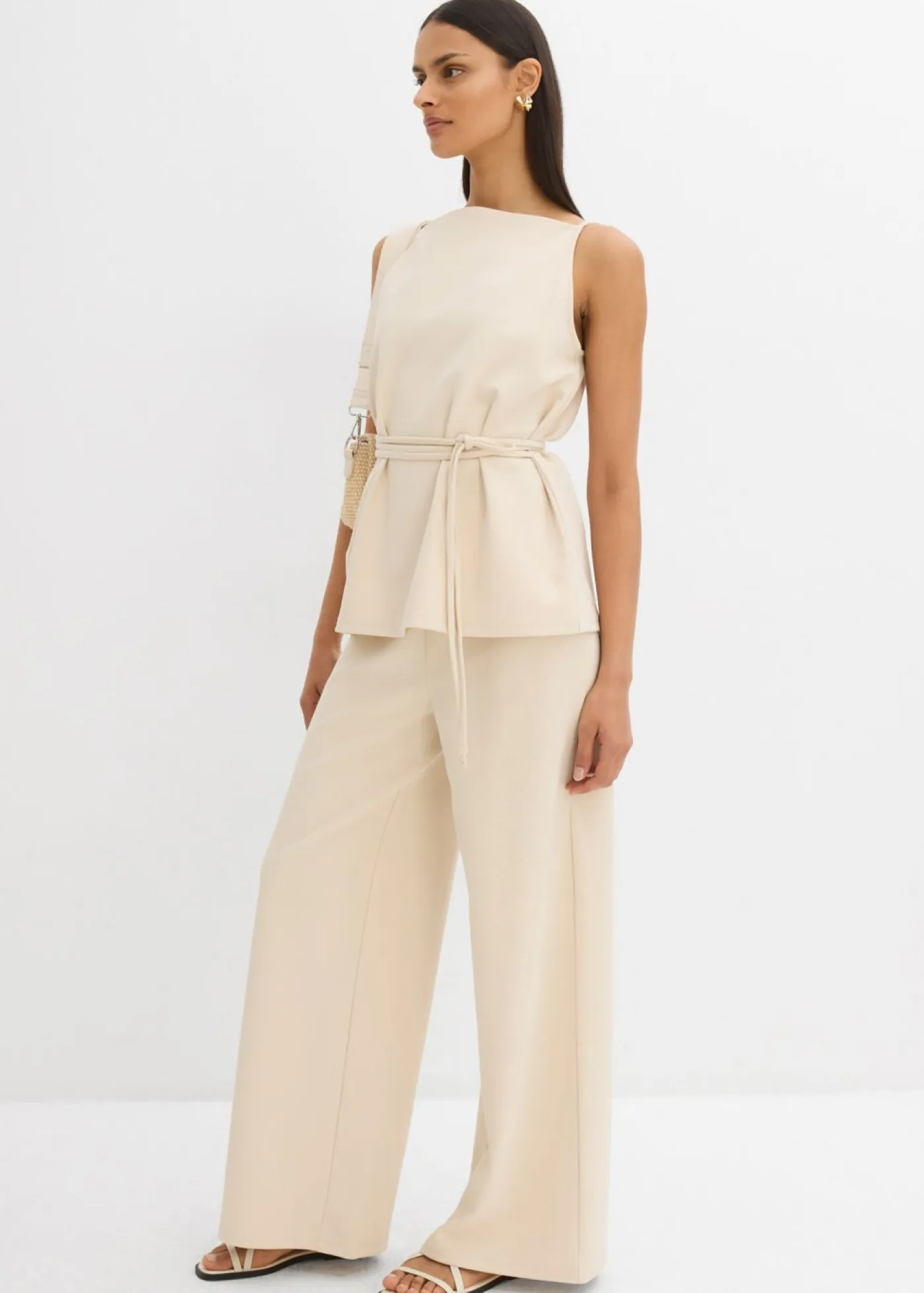 Outlet Pantalón Marlene de piqué Mujer Conjuntos De Ropa|Esenciales