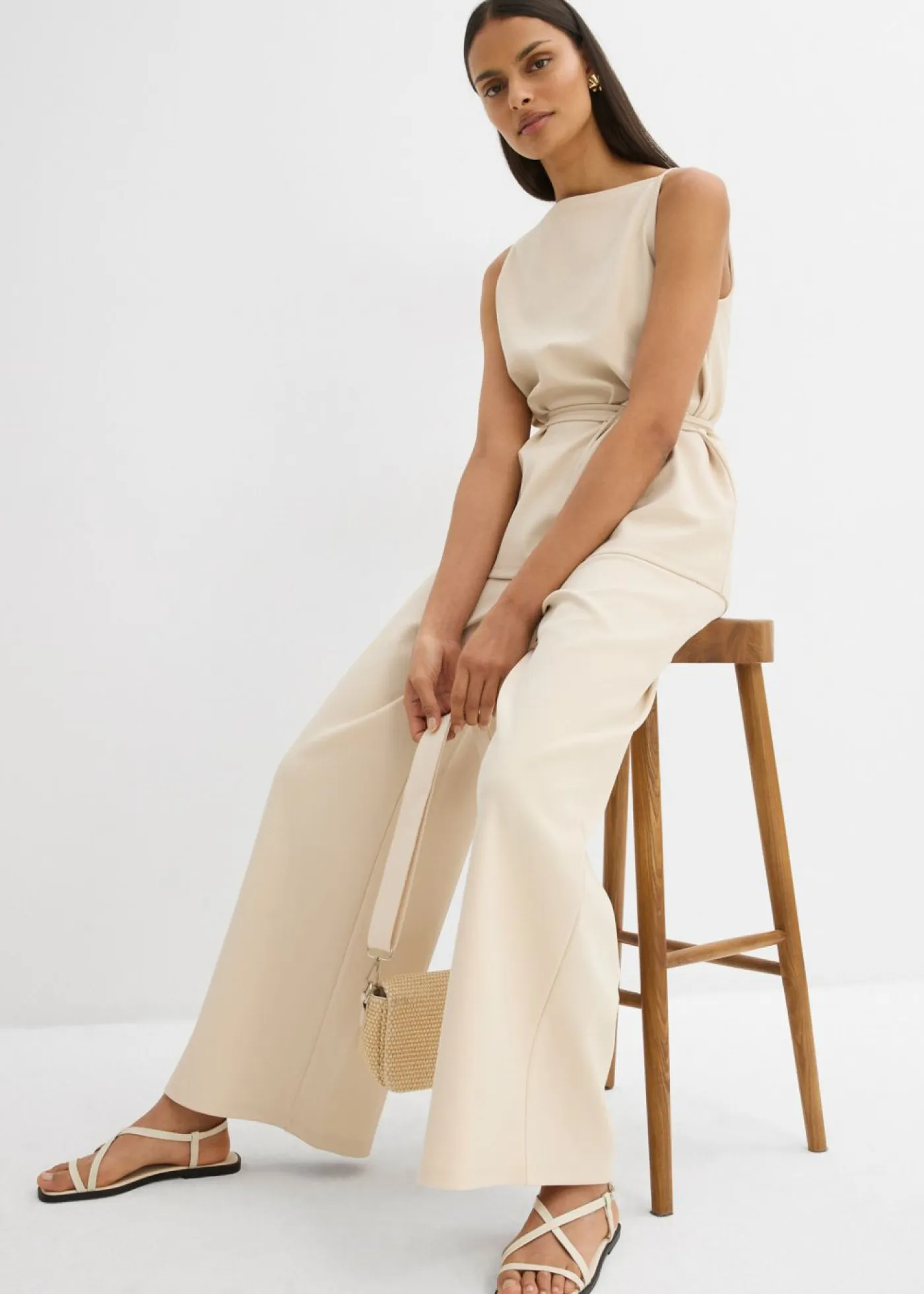 Outlet Pantalón Marlene de piqué Mujer Conjuntos De Ropa|Esenciales